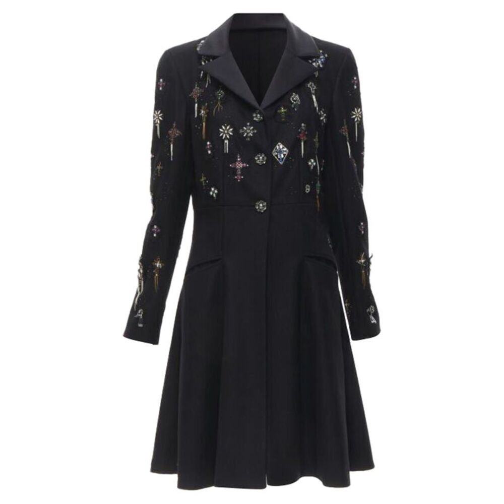 Chanel Runway Lesage Punk Cashmere Coat
